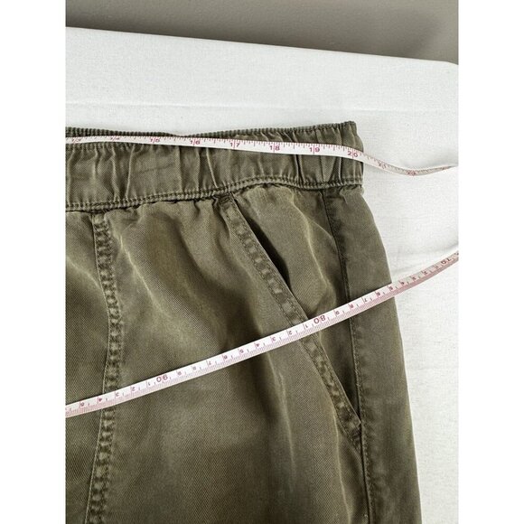 Jones Olive Green Lyocell Jogger Pants 1X Utility Relaxed Preppy Marine Layering - Picture 6 of 10